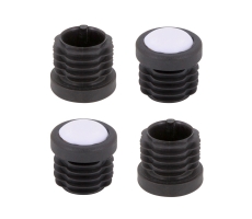 PTFE Stuhlgleiter Stopfen für Rundrohr 25mm - 27mm