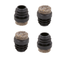 Filz Stuhlgleiter Stopfen für Rundrohre 21mm - 22mm
