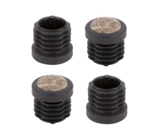 Filz Stuhlgleiter Stopfen für Rundrohre 25mm - 27mm