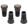 Filz Stuhl- Gelenkgleiter für Rundrohre 16mm - 17mm