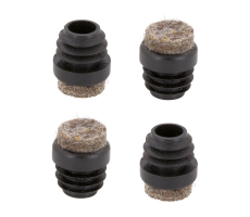 Filz Stuhlgleiter Stopfen für Rundrohre 11mm - 12mm