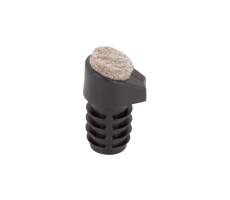 Filz Stuhlgleiter Stopfen für schräge Rundrohre 16mm - 17mm 12° - 18°