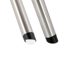 PTFE Stuhlgleiter Stopfen für schräge Rundrohre 16mm - 17mm 18° - 22°