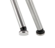 Edelstahl Stuhl- Gelenkgleiter für Rundrohre 14mm - 15mm