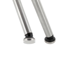 Edelstahl Stuhl- Gelenkgleiter für Rundrohre 18mm - 19mm