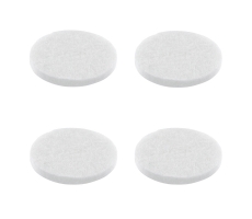 Filzgleiter selbstklebend rund weiß 26mm
