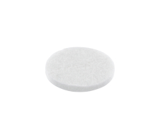 Filzgleiter selbstklebend rund weiß 30mm