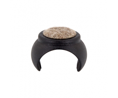 Filz Klemmschalengleiter ohne Zapfen f�r Freischwinger 