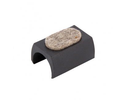 Filz Klemmschalengleiter ohne Zapfen f�r Freischwinger LANG