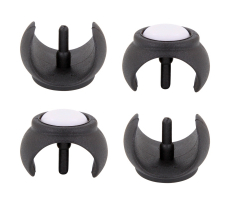 PTFE Stuhlgleiter mit Zapfen für Freischwinger  30mm - 32mm
