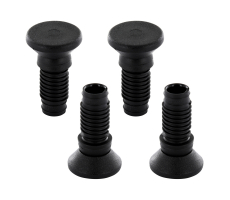 Kunststoff Stuhl- Gelenkgleiter für Rundrohre 16mm - 17mm