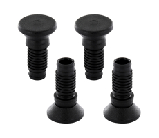Kunststoff Stuhl- Gelenkgleiter für Rundrohre 21mm - 22mm