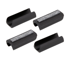 Filz Klemmschalengleiter mit Zapfen für Freischwinger LANG 15mm - 16mm