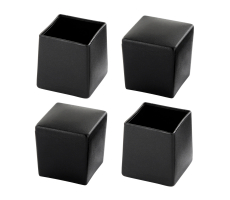 Kunststoff Stuhlkappen für eckig Rohre 30mm x 15mm