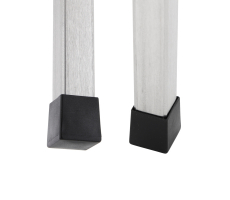 Kunststoff Stuhlkappen für eckig Rohre 30mm x 15mm
