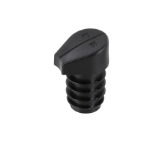 Kunststoff Stuhlgleiter Stopfen für schräge Rundrohre 20mm - 22mm 18° - 22°