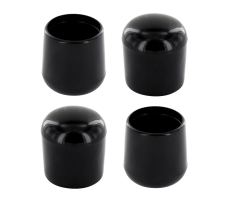 Kunststoff Stuhlkappen für Rundrohre 18mm schwarz