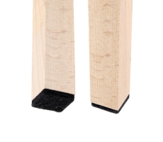 Premium Filzgleiter 6mm dick selbstklebend eckig