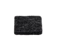 Premium Filzgleiter 6mm dick selbstklebend eckig Schwarz 20mm x 20mm