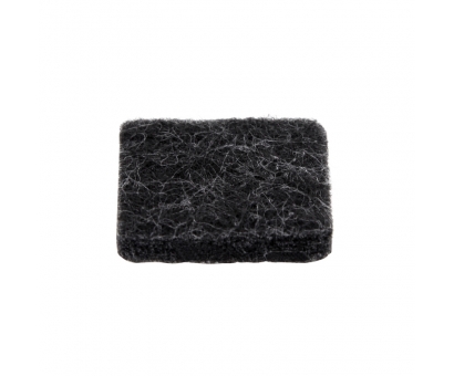 Premium Filzgleiter 6mm dick selbstklebend eckig Schwarz 40mm x 40mm