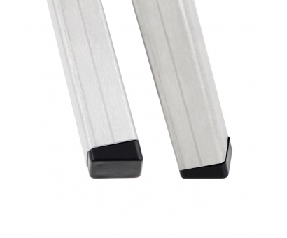 Kunststoff Stuhlgleiter Stopfen für schräge eckige Rohre 21-23mm x 21-23mm