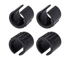 Kunststoff Klemmgleiter mit Zapfen für Freischwinger  18mm - 20mm