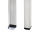PTFE Stuhlgleiter Stopfen für eckige Rohre 27mm x 27mm