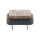 Filzgleiter oval mit Nagel braun 30mm x 18mm