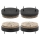 Filzgleiter oval mit Nagel braun 40mm x 25mm