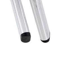 Kunststoff Stuhlgleiter Stopfen für ovale Rohre Schwarz 27mm x 12mm