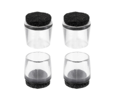 Filz Stuhlkappen für Rundrohre 18mm - 19mm