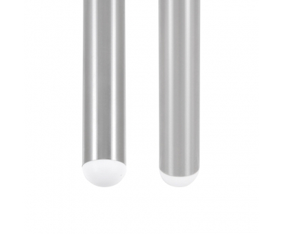 Kunststoff Stuhlstopfen mit Kugelkopf für Rundrohre 12mm - 13mm Weiß