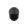 Kunststoff Stuhlstopfen mit Kugelkopf für Rundrohre 18mm - 19mm Schwarz