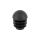 Kunststoff Stuhlstopfen mit Kugelkopf für Rundrohre 27mm - 29mm Schwarz
