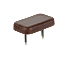 Kunststoffgleiter oval mit Nagel