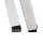 Kunststoff Stuhlgleiter Stopfen für schräge eckige Rohre 17-18mm x 12-13mm