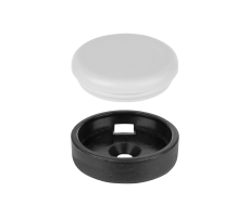 QuickClick Hyper Kunststoffgleiter selbstklebend rund 50mm