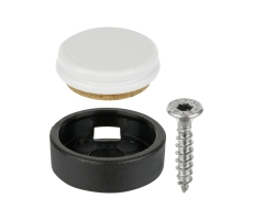QuickClick DUO Syno / Hyper Wendegleiter mit Schraube rund 20mm