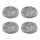 Premium Filzgleiter 6mm dick selbstklebend rund  grau 35mm