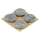 Premium Filzgleiter 6mm dick selbstklebend rund  grau 35mm