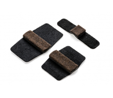 Wrap-Around Original Wickelgleiter für Freischwinger schwarz 10mm - 16mm