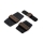Wrap-Around Original Wickelgleiter für Freischwinger schwarz 10mm - 16mm