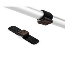 Wrap-Around Original Wickelgleiter für Freischwinger schwarz 10mm - 25mm schmal