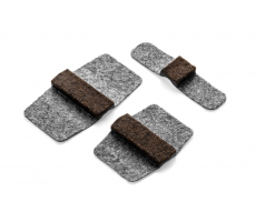 Wrap-Around Original Wickelgleiter für Freischwinger grau 10mm - 16mm