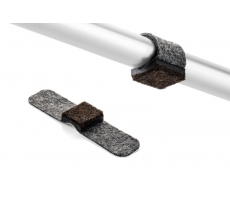 Wrap-Around Original Wickelgleiter für Freischwinger grau 10mm - 25mm schmal