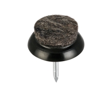 QuickClick Ultrasoft Filzgleiter mit Nagel rund 20mm SLIM