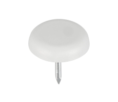 QuickClick Hyper Kunststoffgleiter mit Nagel rund 20mm SLIM