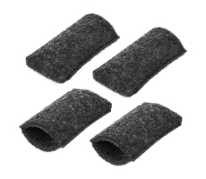 Filz Stuhlsocken für Rundrohre grau 27mm - 30mm