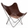 Butterfly Chair - Schmetterling Stuhl - braunes Rindsleder