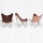 Butterfly Chair - Schmetterling Stuhl - braunes Rindsleder